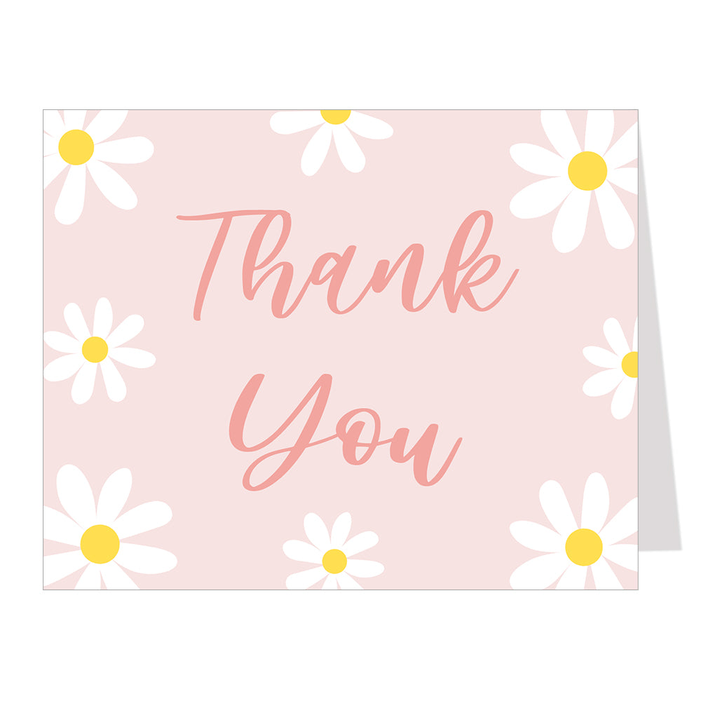 Daisy Thank You Card