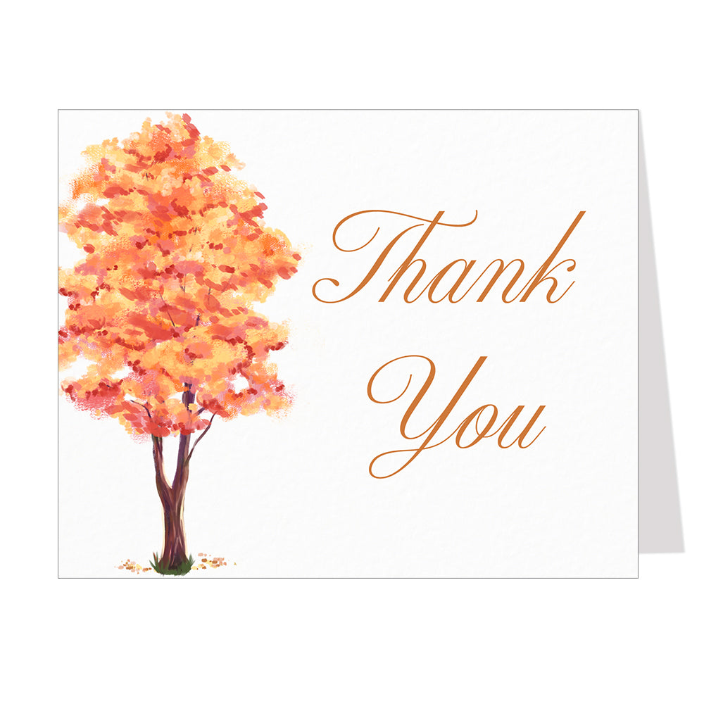 Fall in Love Thank You Card