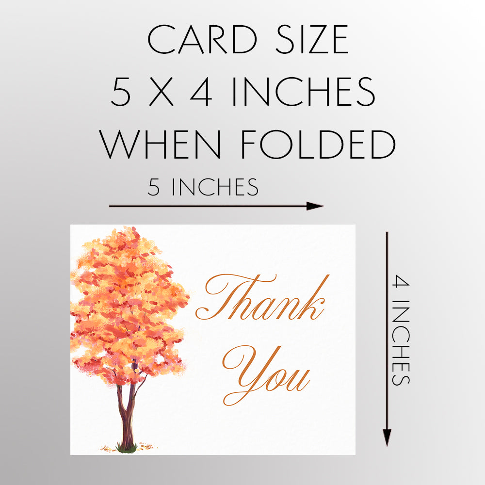 Fall in Love Thank You Card