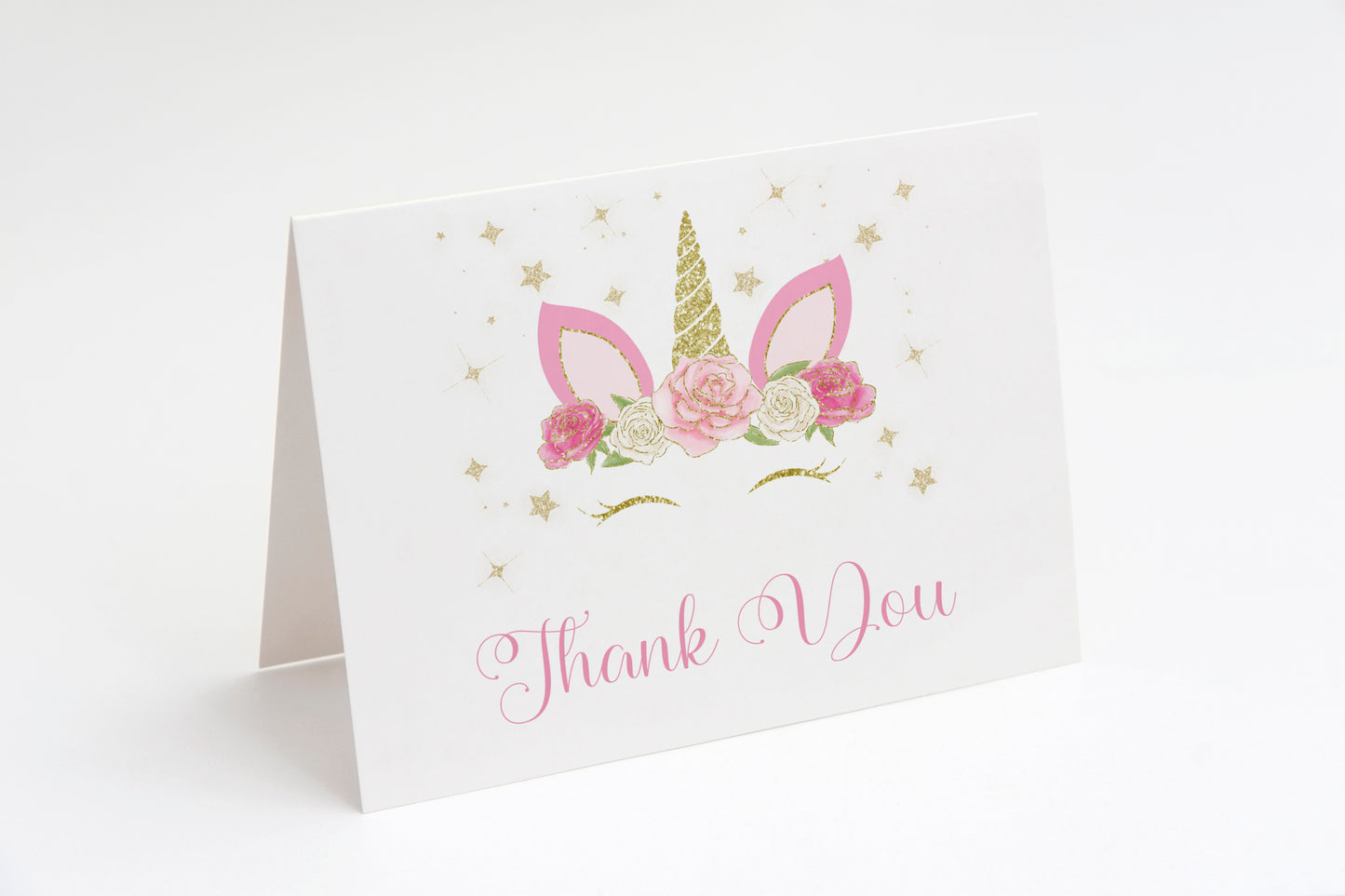 Unicorn Thank You Card