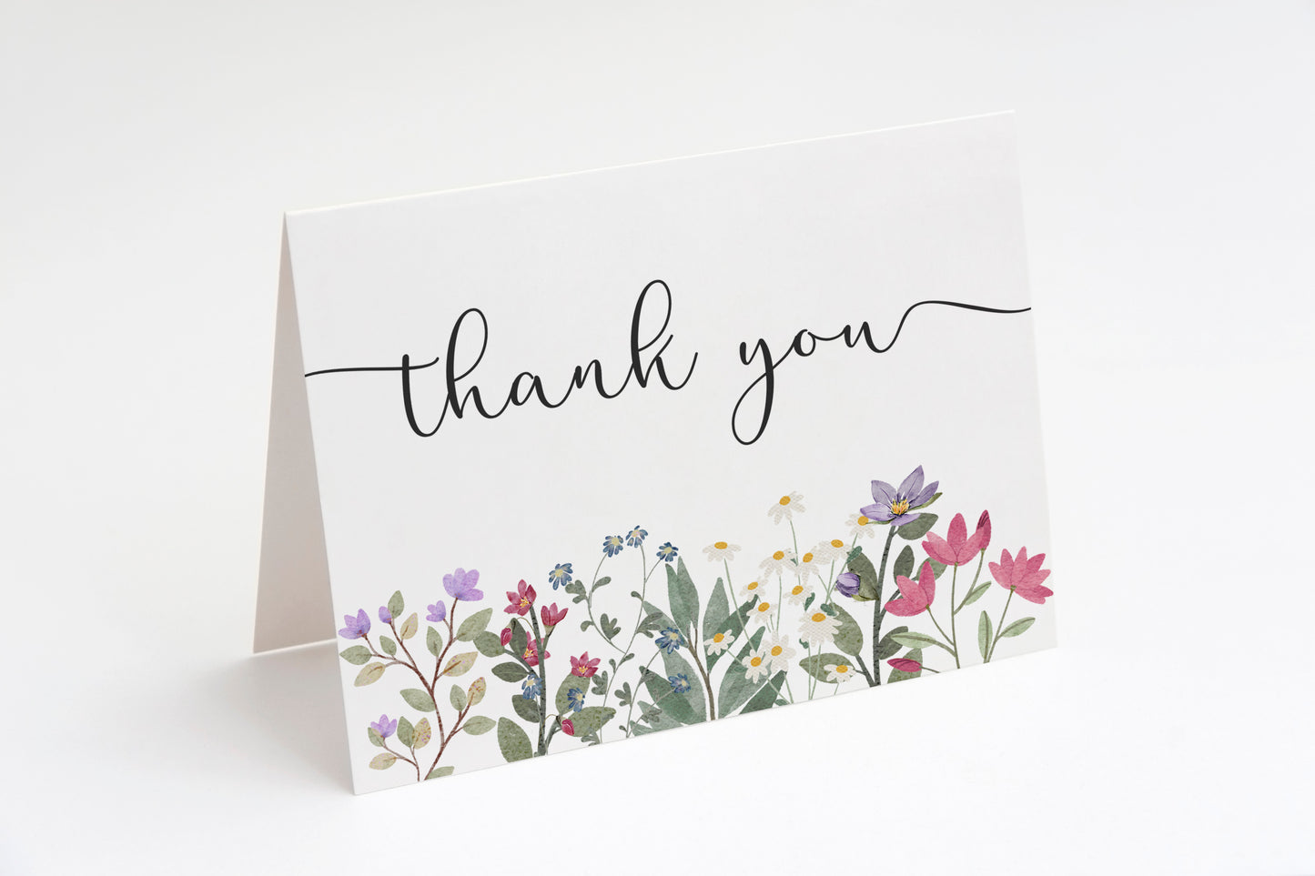 Wildflower Thank You Card