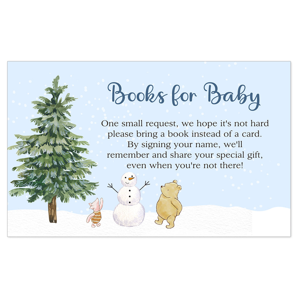 Winnie the Pooh Winter Bring a Book Card