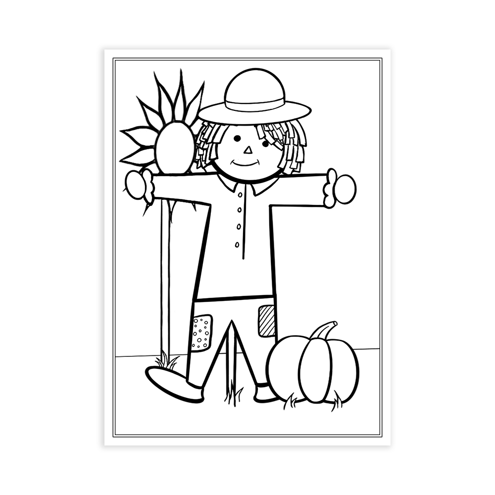 Boo Coloring Cards, Set of 12