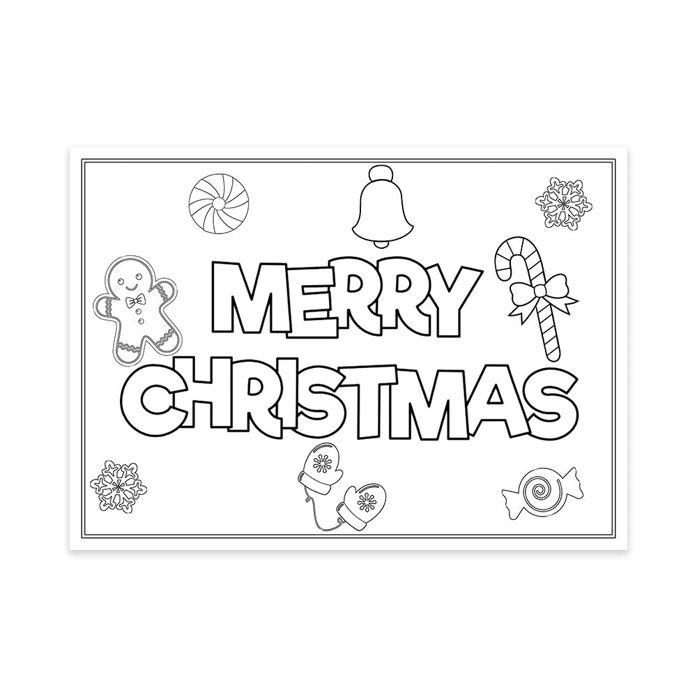 Color Me Joyful Religious Christmas Coloring Cards