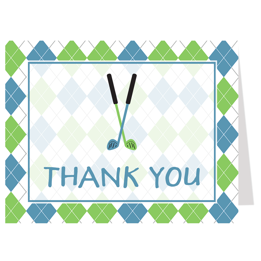 Little Putter Thank You Card