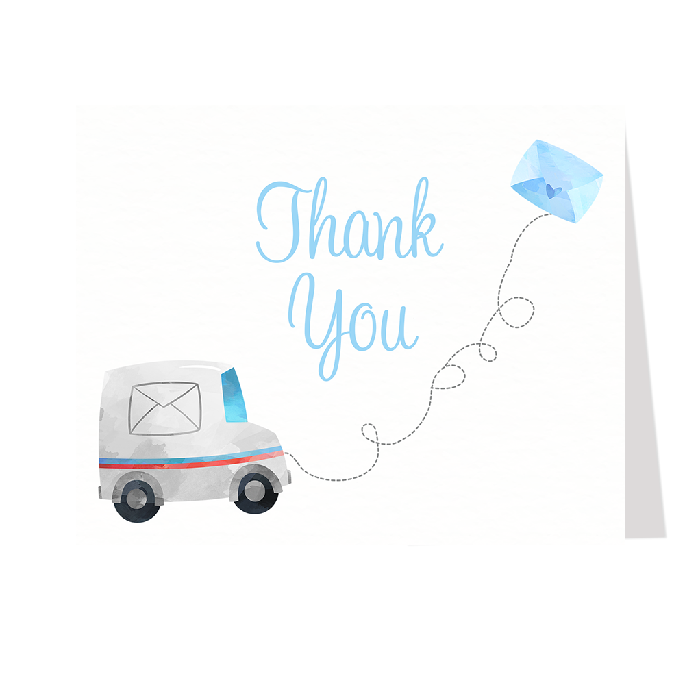 Shower by Mail Baby Shower Thank You Card