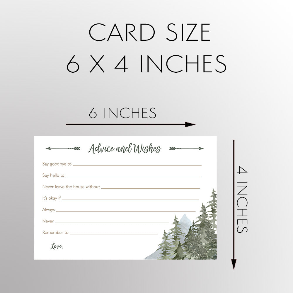 The Adventure Begins Advice and Wishes Card