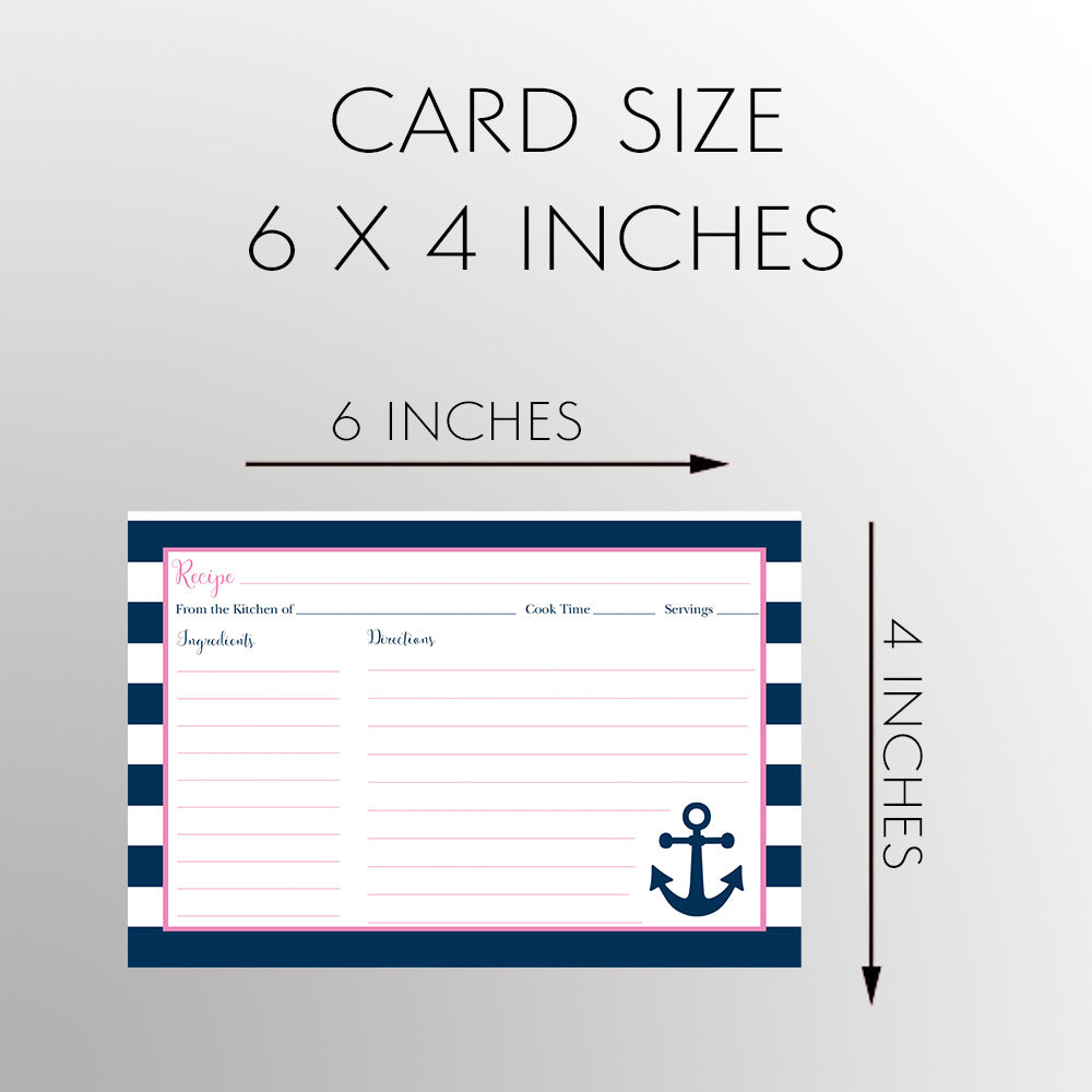 Anchored in Love Recipe Card