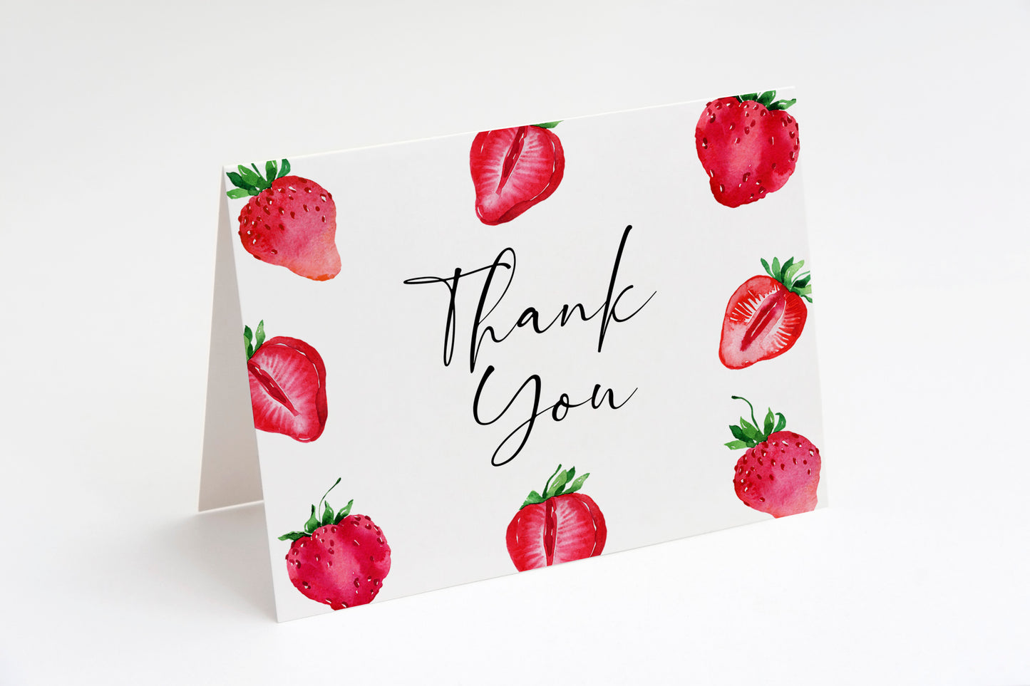 Strawberry Thank You Card