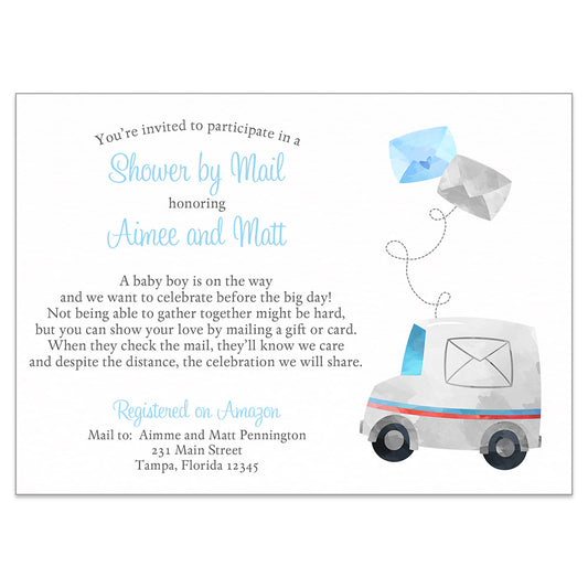 Shower by Mail Baby Shower Invitation