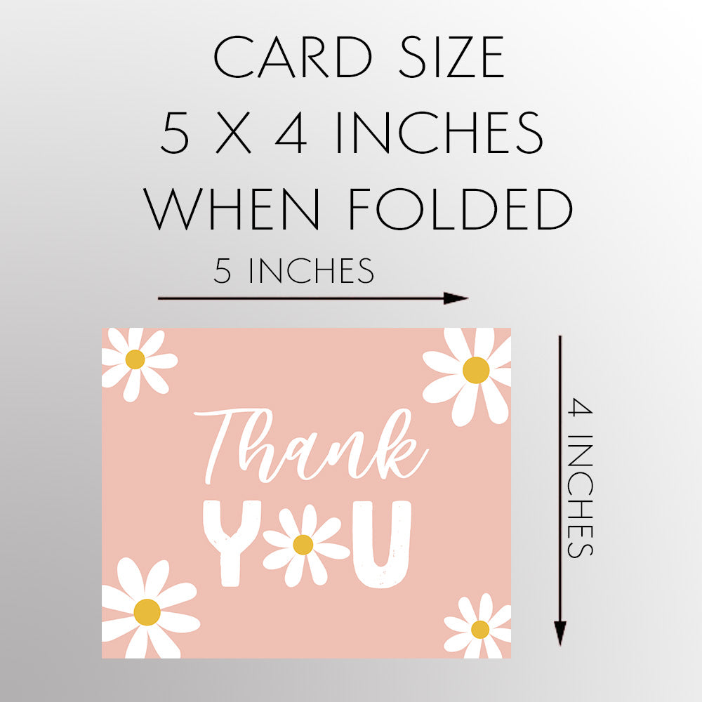 Daisy Corners Thank You Card