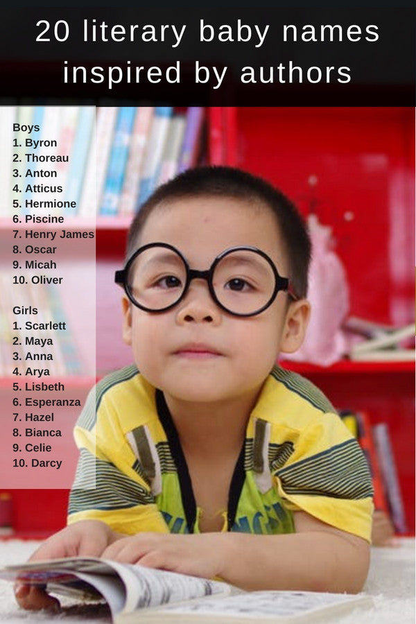 Literary Baby Names Inspired By Authors