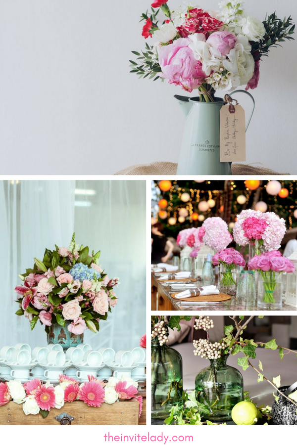 Easy DIY Baby Shower Flower Centerpieces