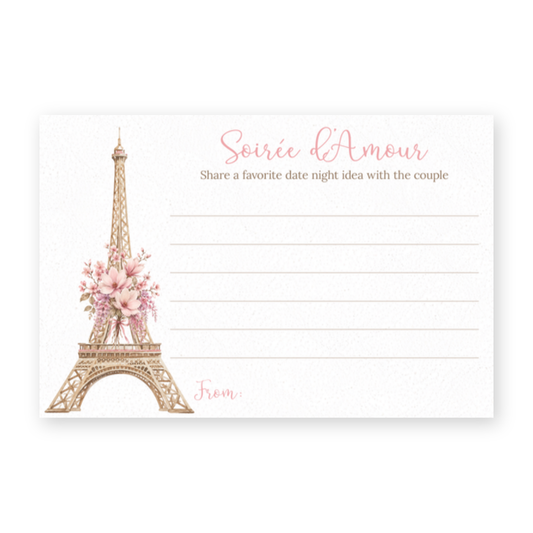 Paris Love Date Night Card