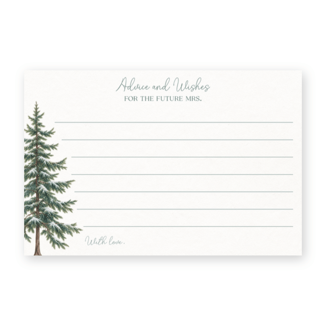 Snow in Love (Trees) Advice Cards