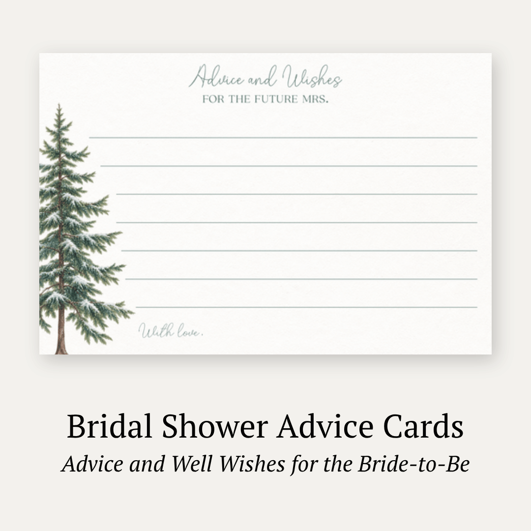 Snow in Love (Trees) Advice Cards