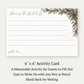 Winter Wonderland Bridal Shower Advice Cards