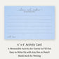 Something Blue Bridal Gown Advice Card
