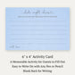 Something Blue Bridal Gown Date Night Card
