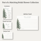 Snow in Love (Trees) Advice Cards
