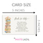 A New Chapter Bring a Book Insert Card