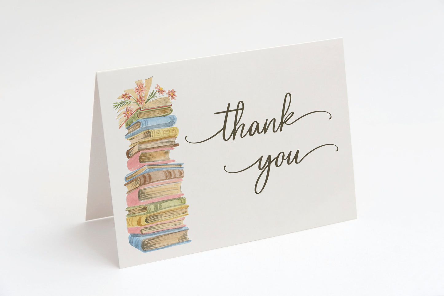 A New Chapter Baby Shower Thank You Card