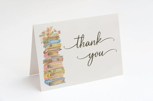 A New Chapter Baby Shower Thank You Card