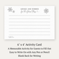 Snow in Love Advice Cards