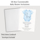 Oh Boy! Baby Shower Invitation