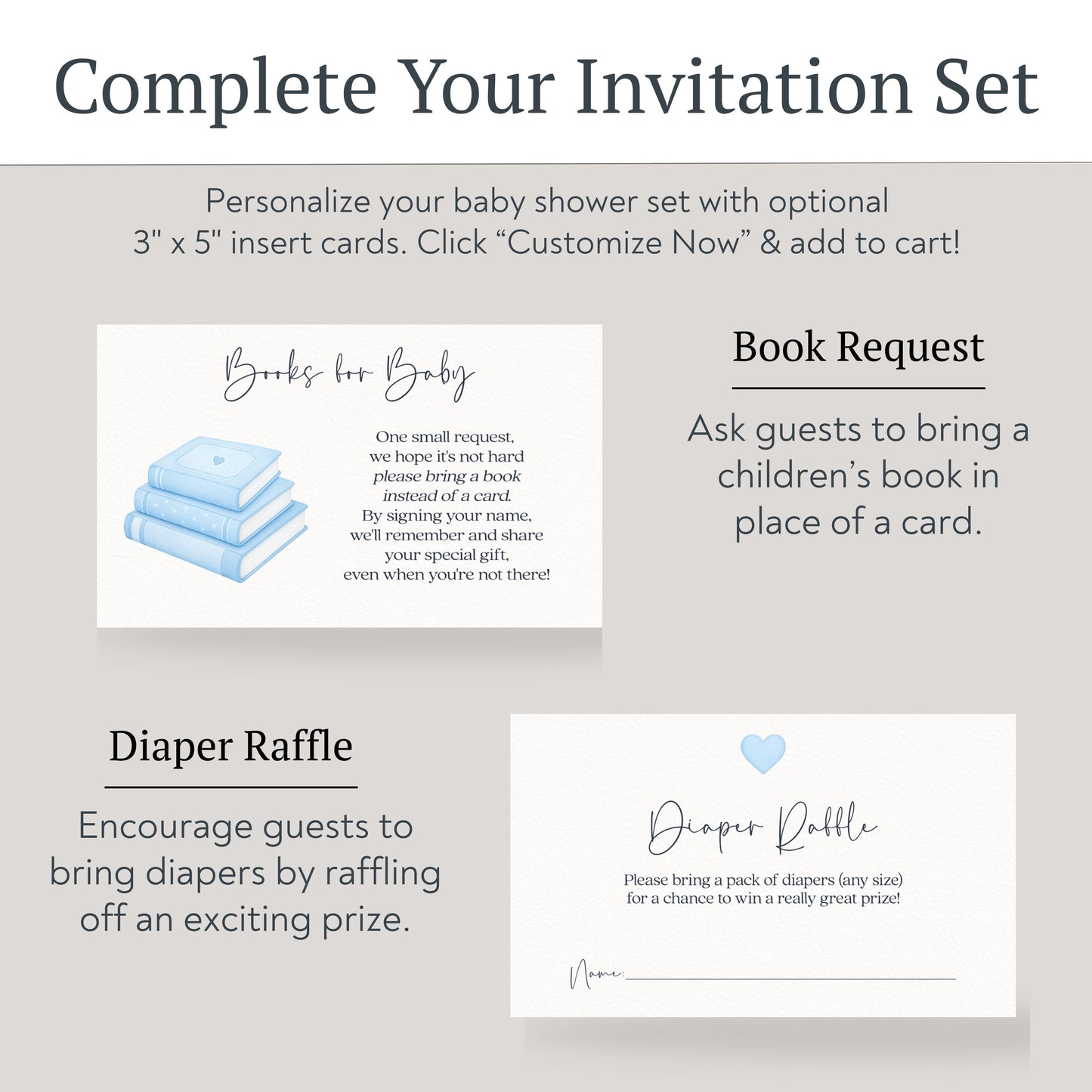 Oh Boy! Baby Shower Invitation