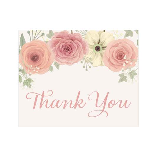 Baby Brunch Thank You Card