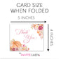 Floral Pumpkin Thank You Card