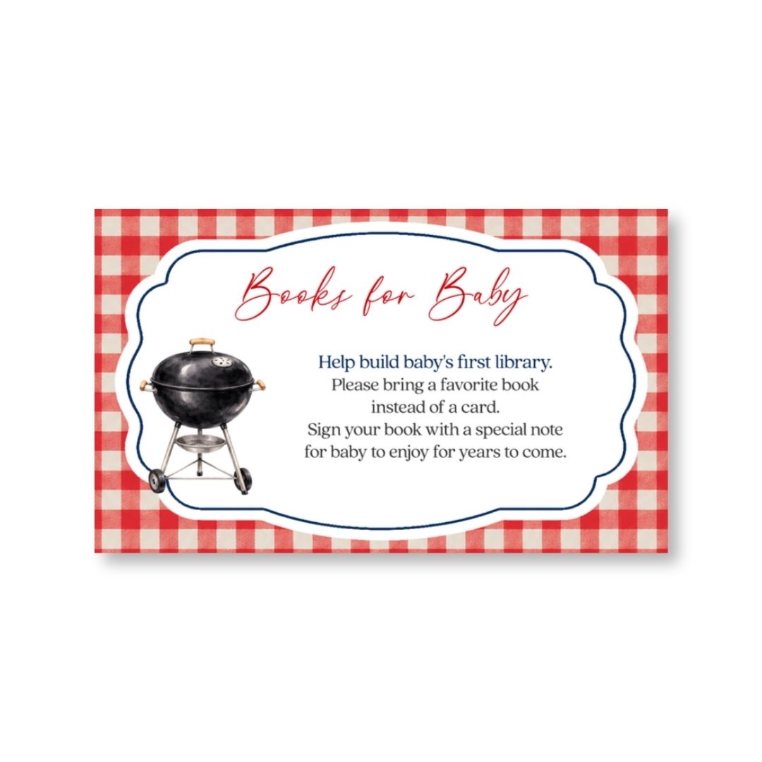 Baby Q Bring a Book Card