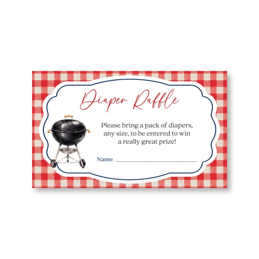 Baby Q Diaper Raffle Ticket