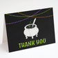 A Baby is Brewing Thank You Card - Halloween Baby Shower