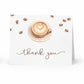 A Baby Latte is Brewing Thank You Card