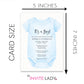 Bodysuit Baby Shower Invitation