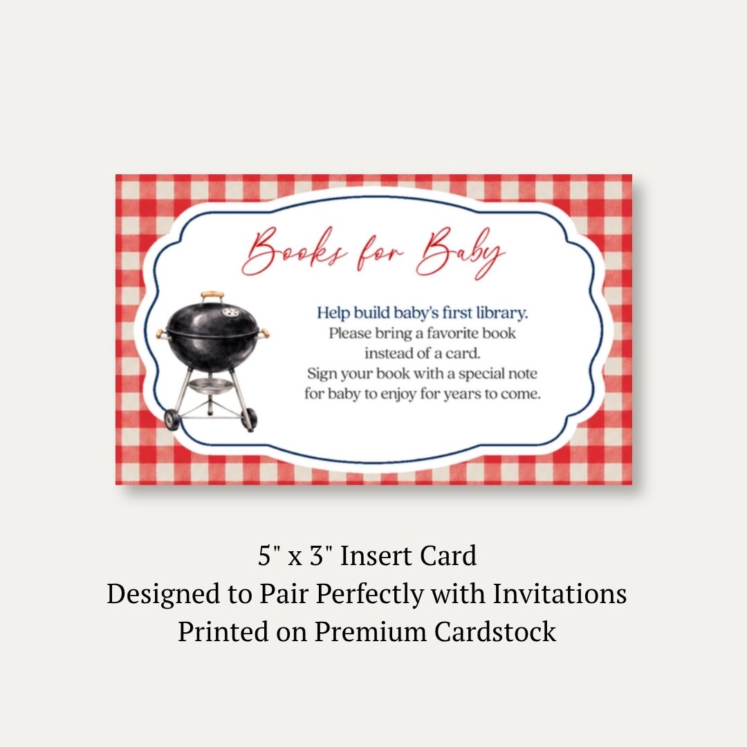 Baby Q Bring a Book Card