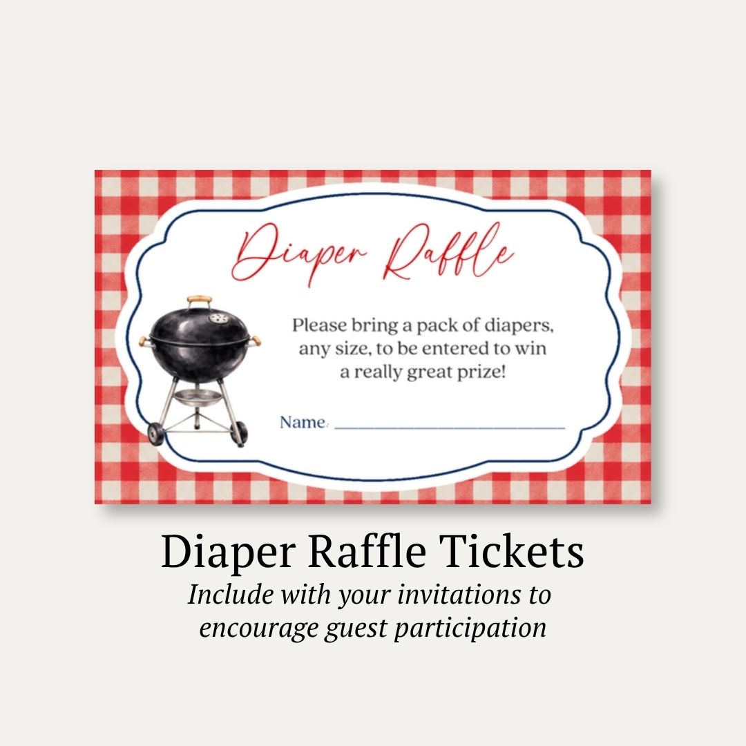 Baby Q Diaper Raffle Ticket