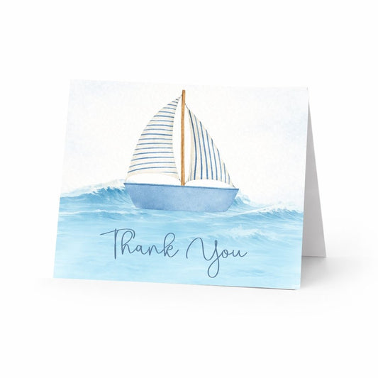 Baby on Board Baby Shower Thank You Card