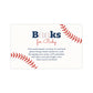 Baseball Books for Baby Cards