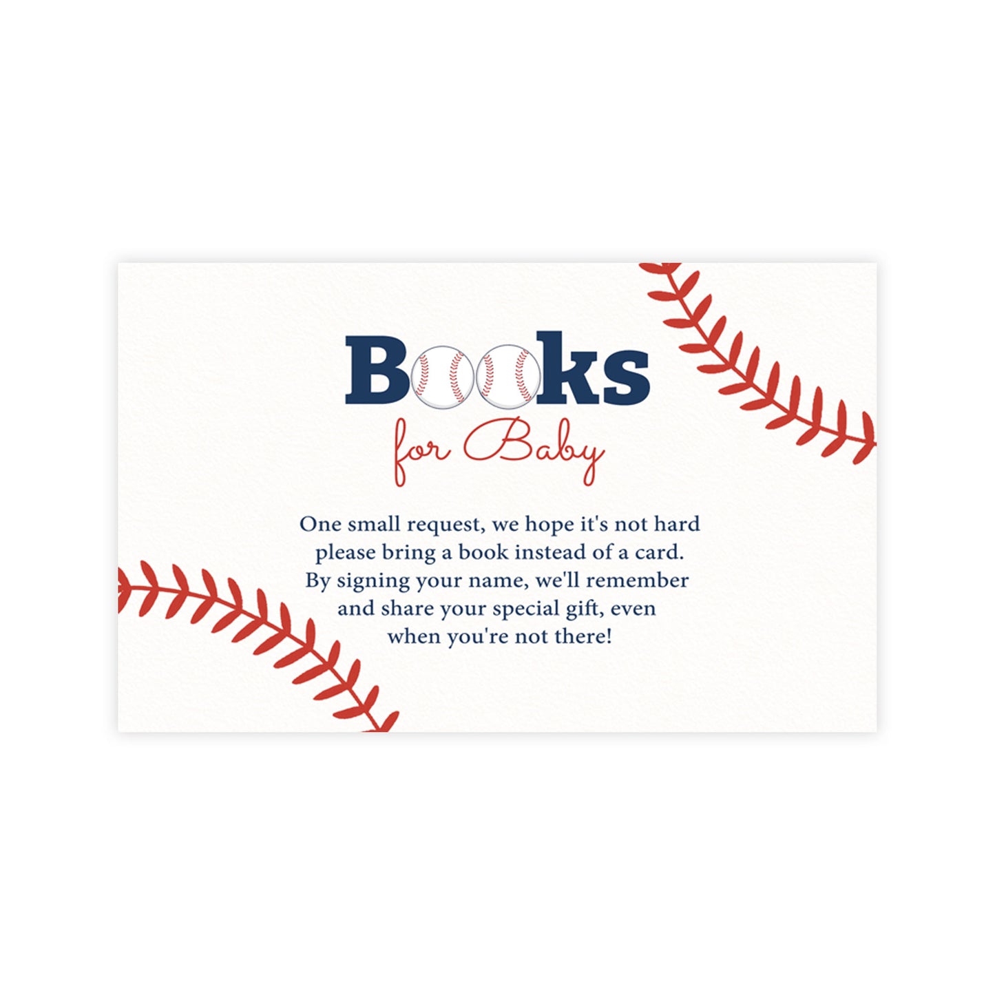 Baseball Books for Baby Cards