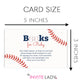 Baseball Books for Baby Cards
