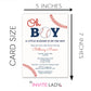 Baseball Baby Shower Invitation