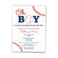 Baseball Baby Shower Invitation