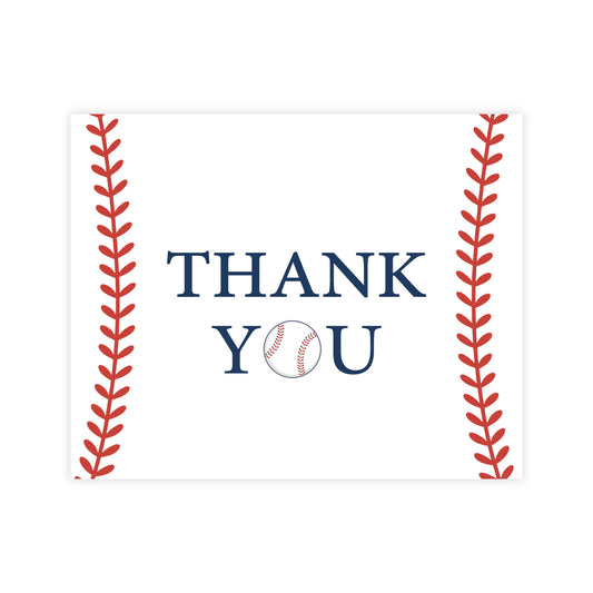 Baseball Thank You Card