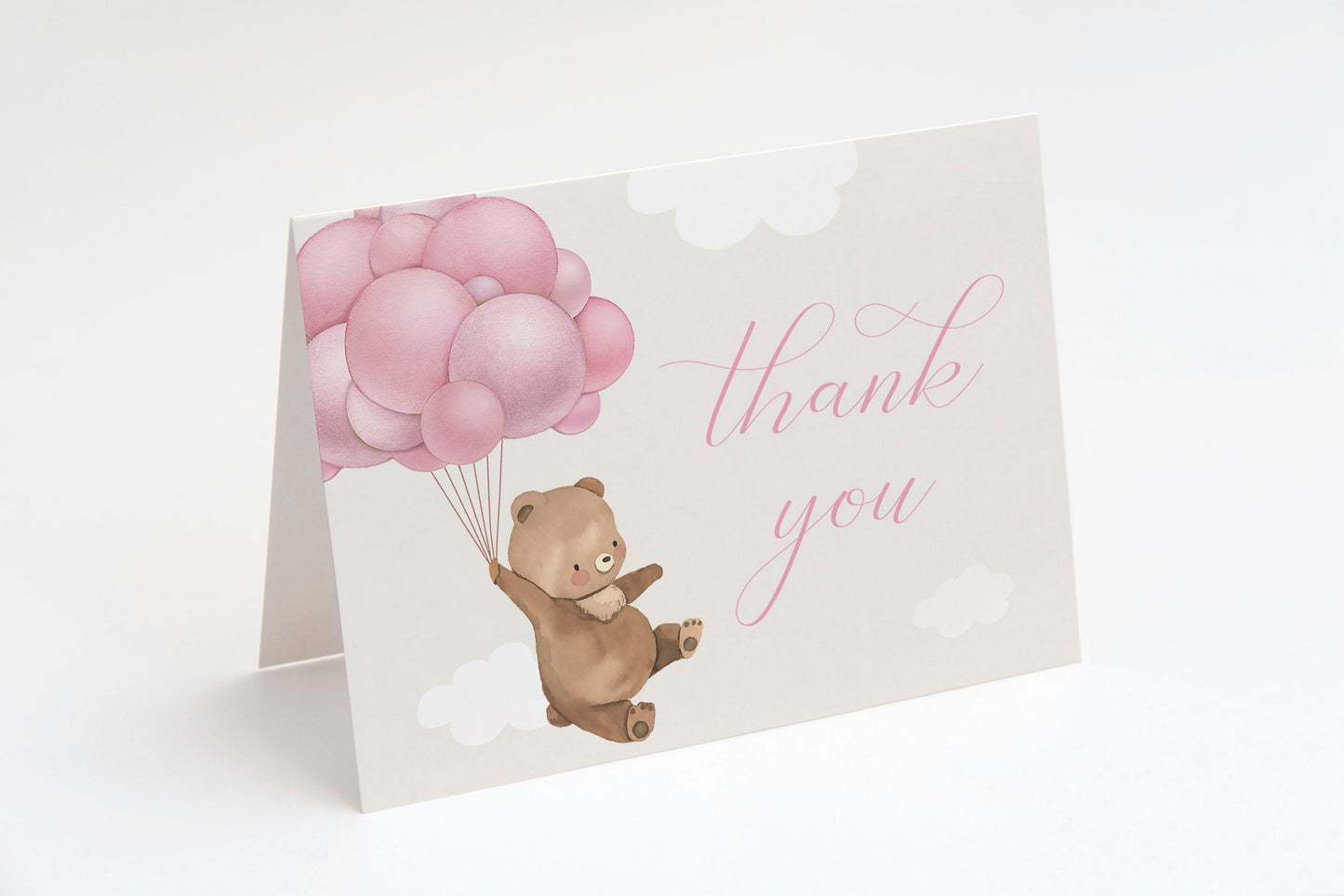 Bearly Wait Teddy Bear Baby Shower Thank You Cards