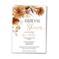 Fall Corner Shower Invitation