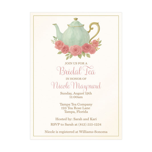 Bridal Tea Invitation