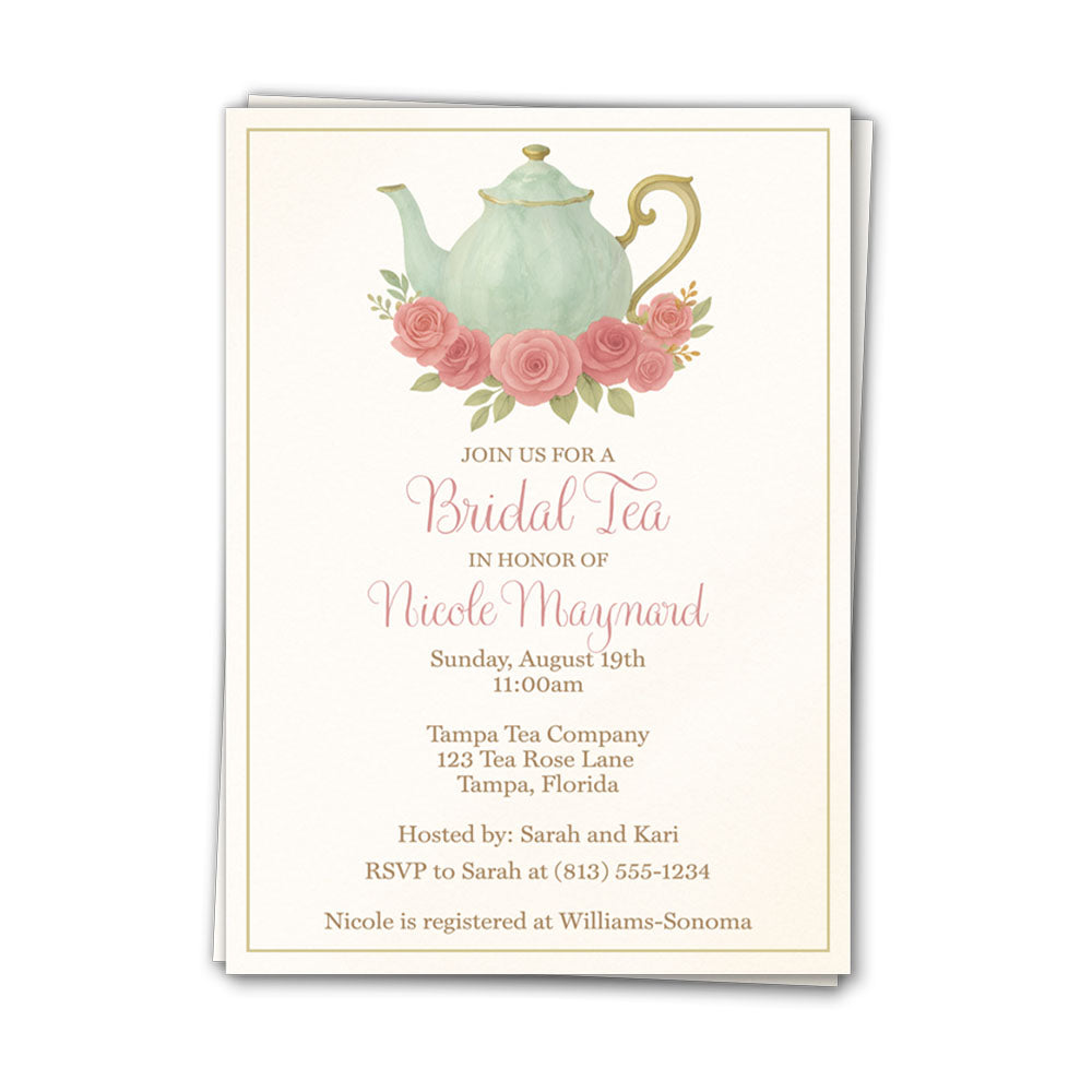 Bridal Tea Invitation